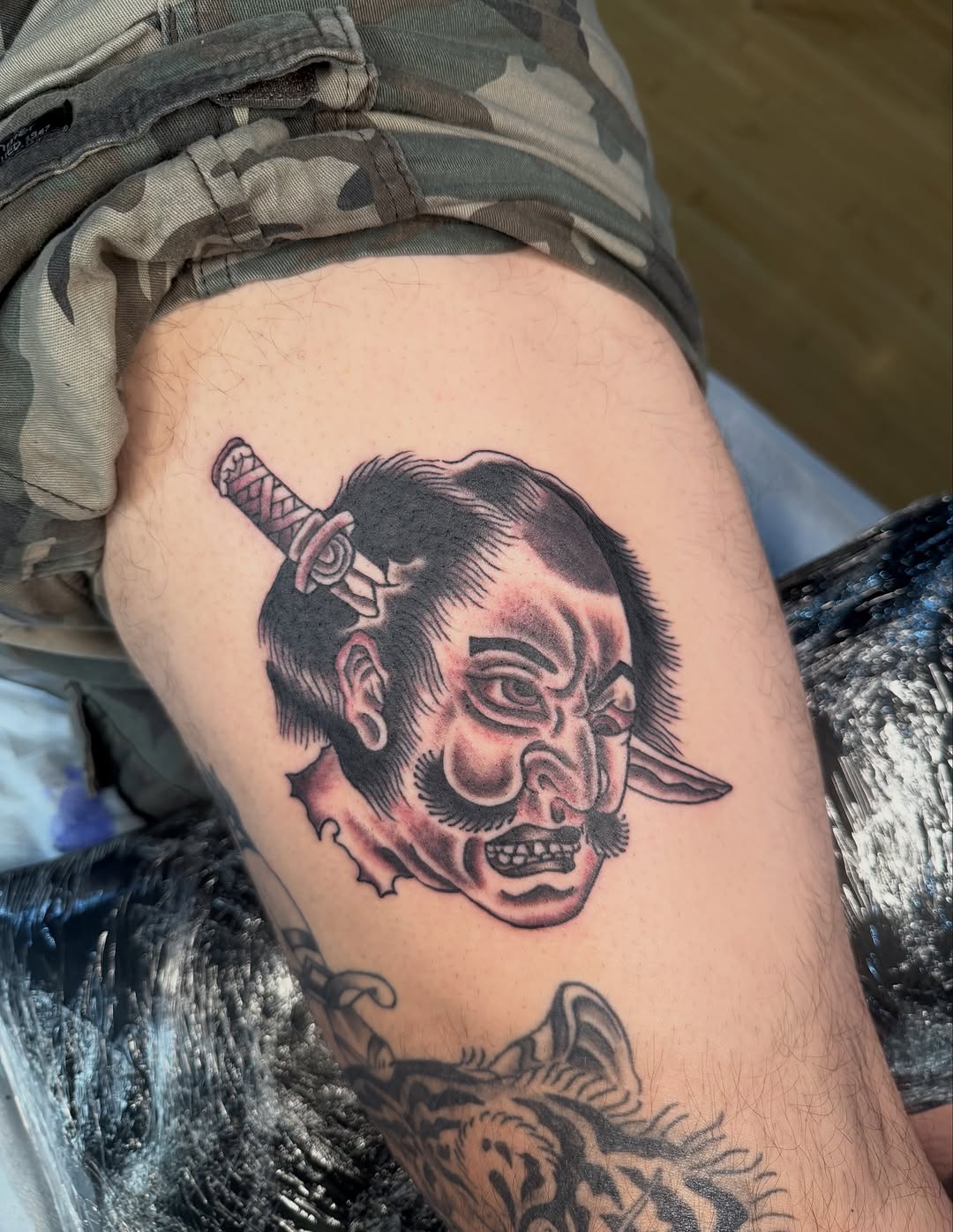 Tattoo by @tberrytattoos — japanese_irezumi, black_and_grey
