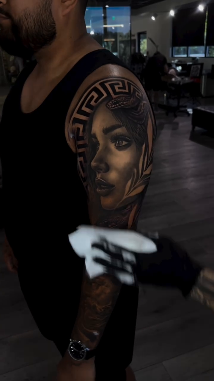 Tattoo by @rafa_inks — realism, black_and_grey