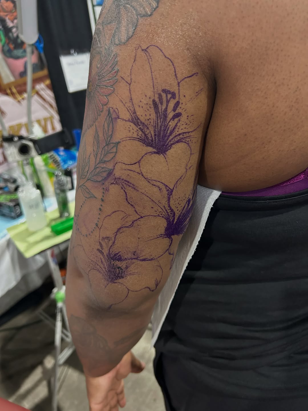 Tattoo by @porshamonie — fine_line