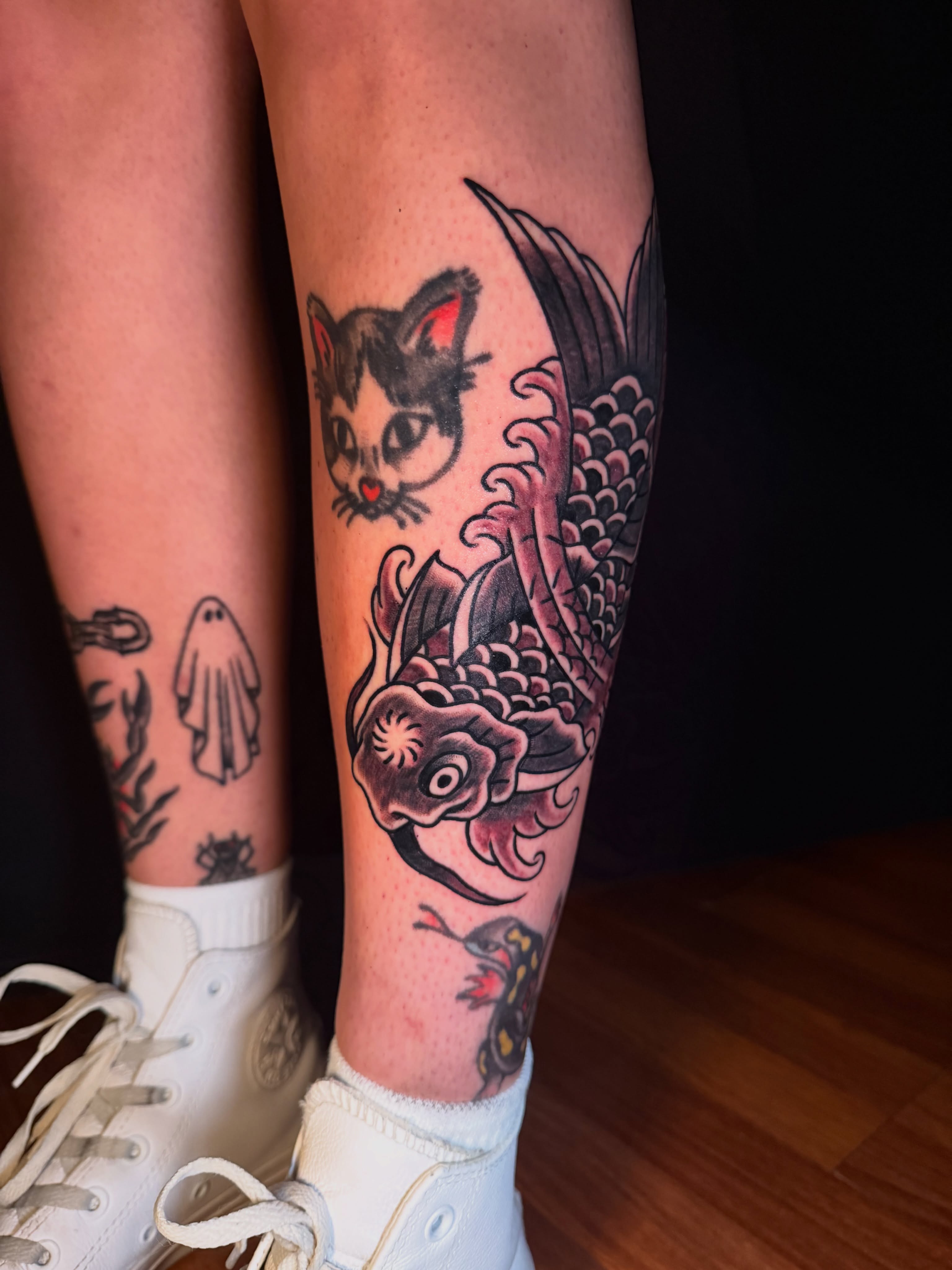 Tattoo by @anttattoos_ — american_traditional, black_and_grey