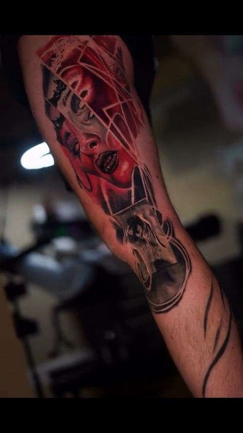 Realism tattoo on the forearm by @inkedbystabby, Manchester, New Hampshire
