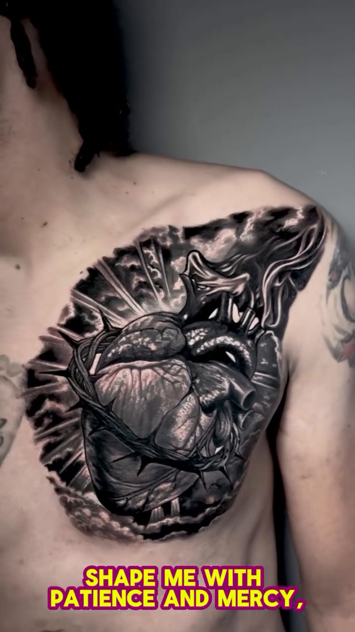 Tattoo by @thecoverupking — black_and_grey, realism