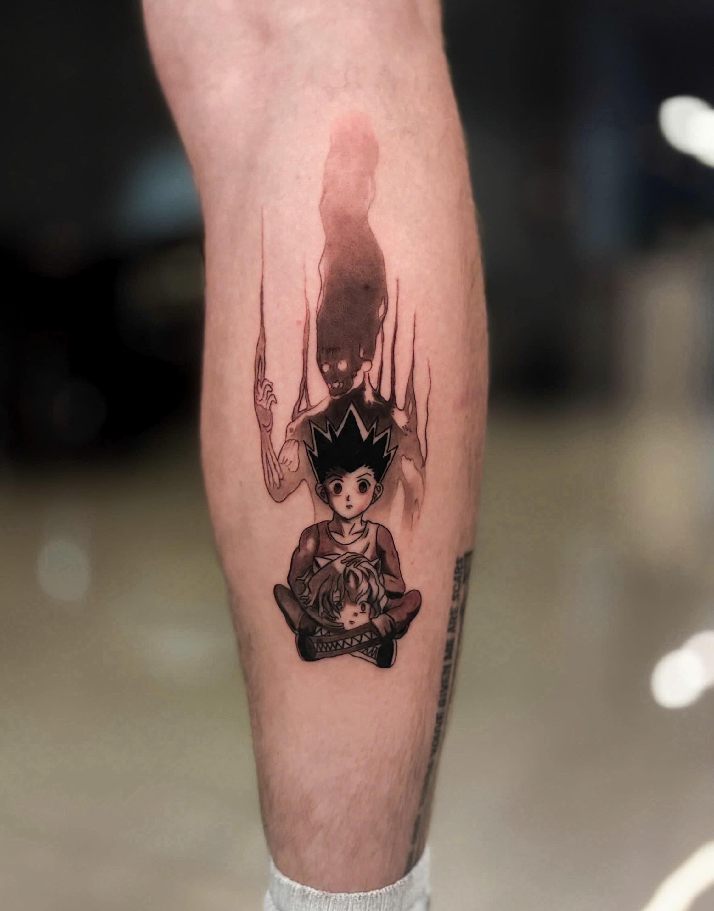 Tattoo by @thea_inklab — anime
