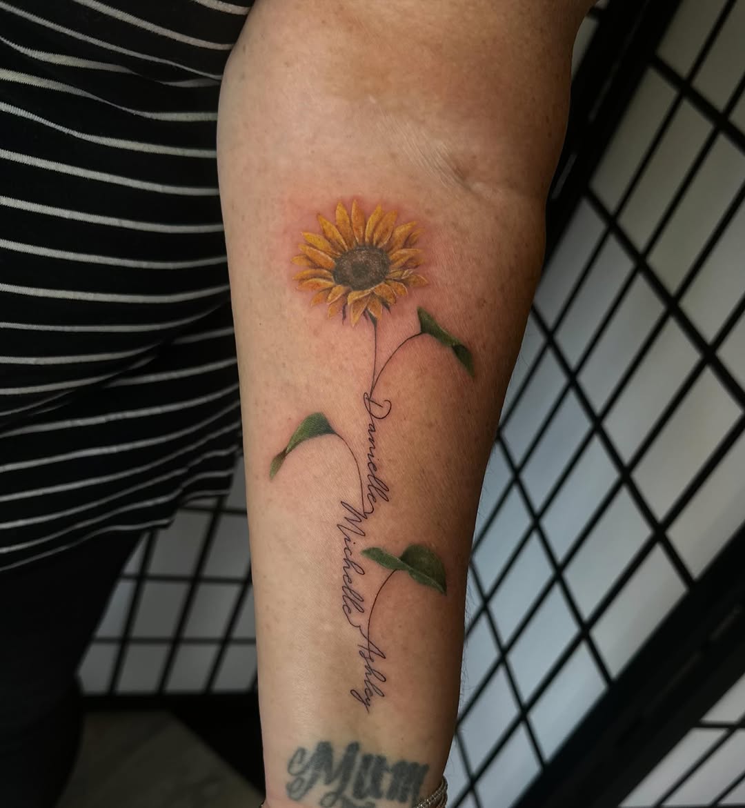 Tattoo by @artbymeganm — fine_line, lettering_script