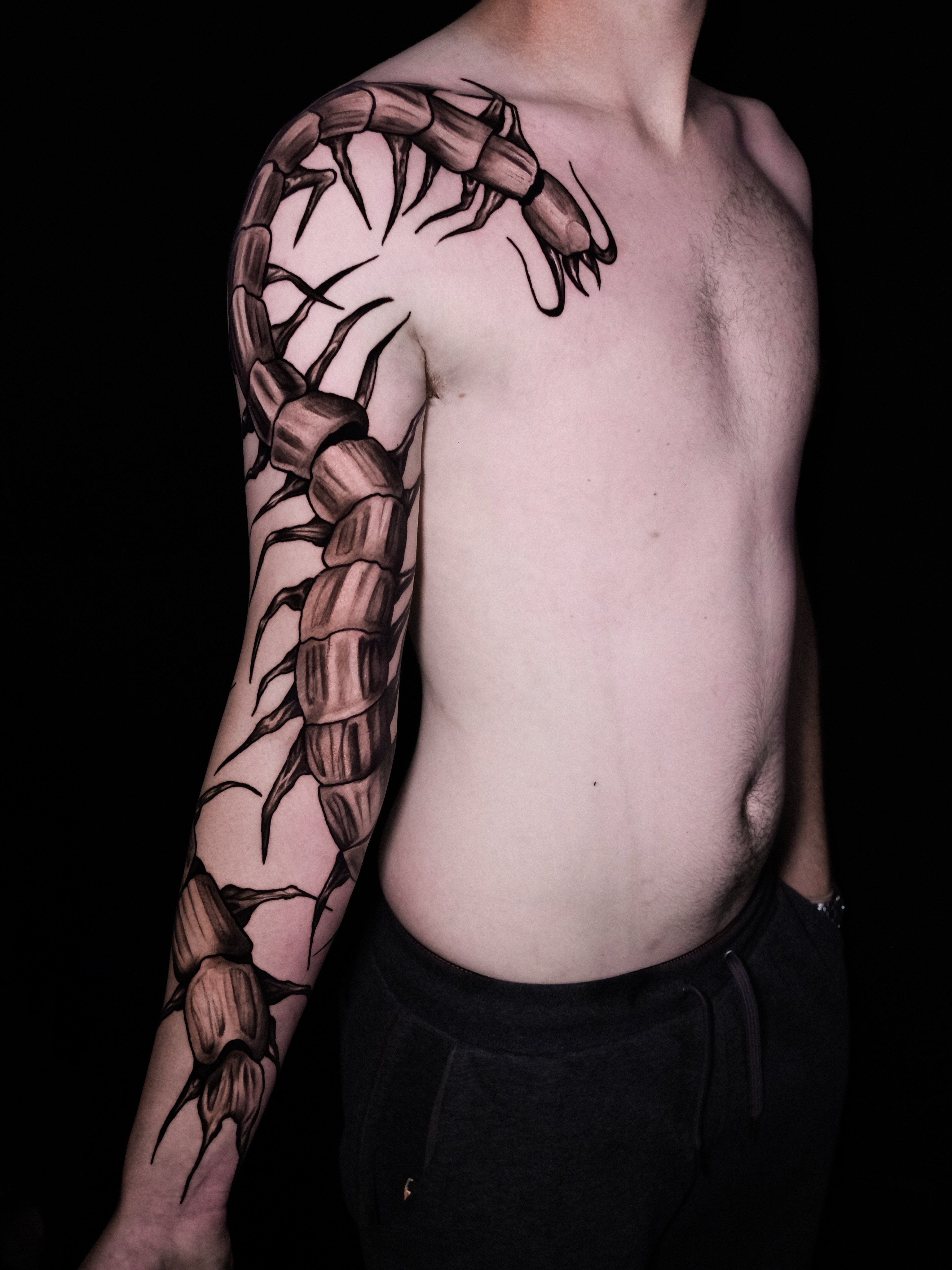 Tattoo by @stadnyque — black_and_grey