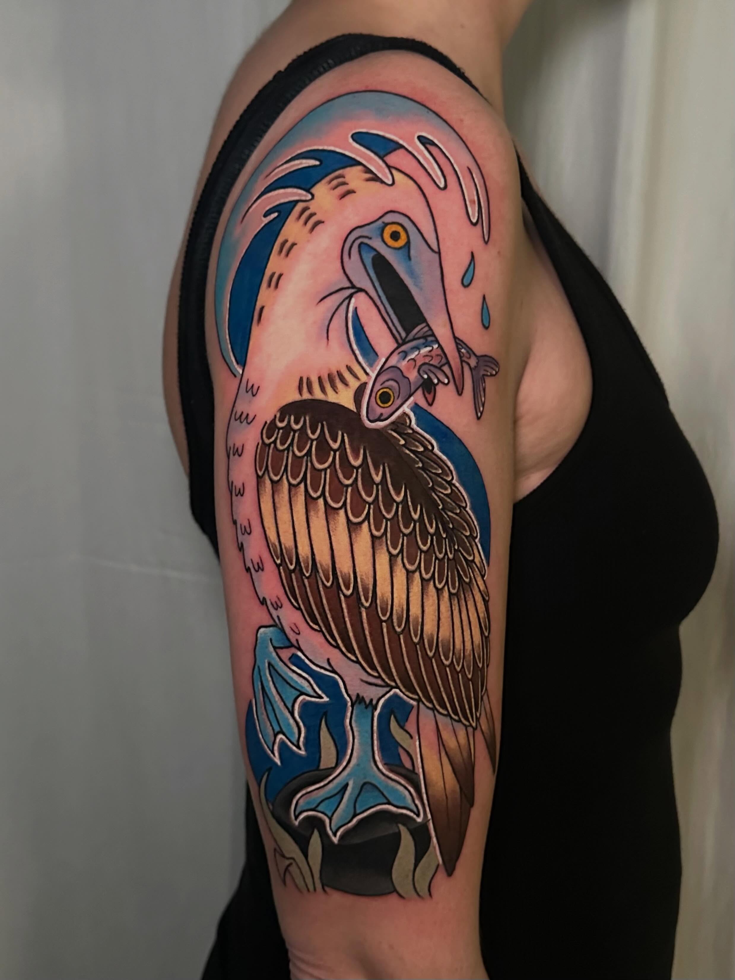 Tattoo by @happycampertattoos โ american_traditional
