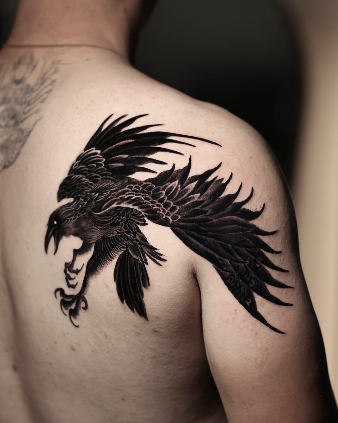 Tattoo by @greedorbs — black_and_grey, realism
