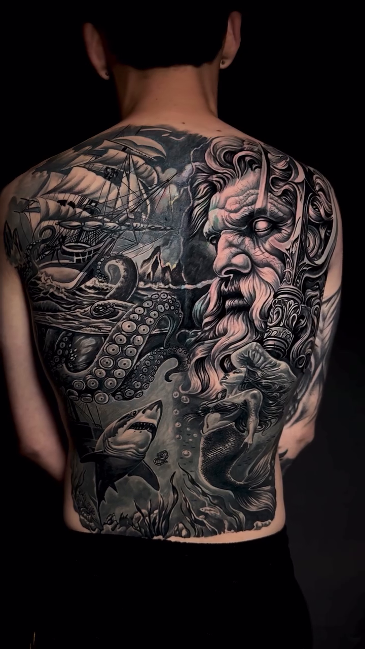 Tattoo by @gghtattoo — realism, black_and_grey