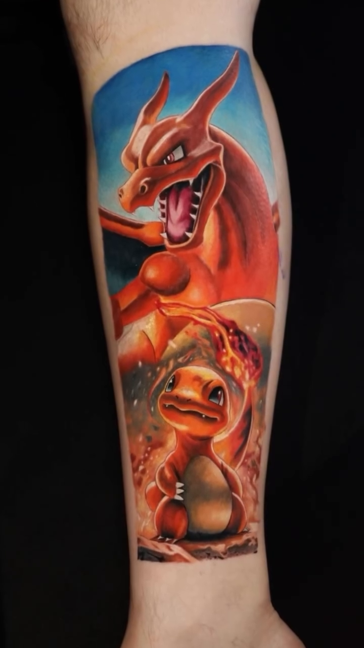 Tattoo by @binnbinn_art — anime