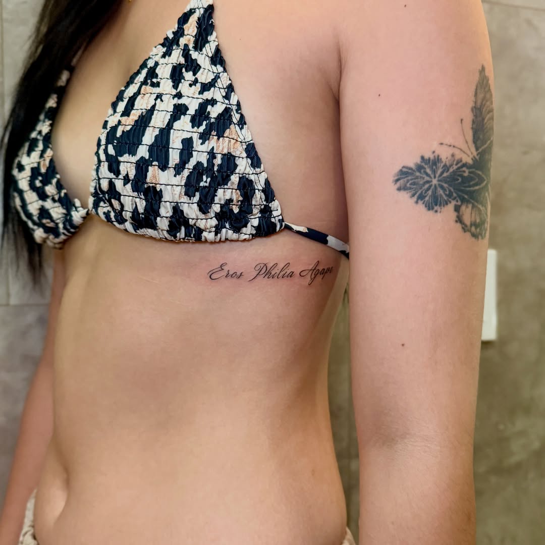 Tattoo by @lulu.ttttttt — black_and_grey