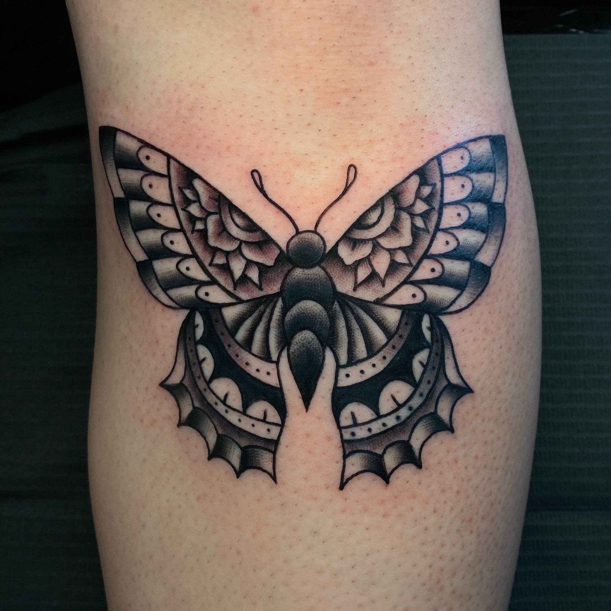 Tattoo by @msdtatts — black_and_grey