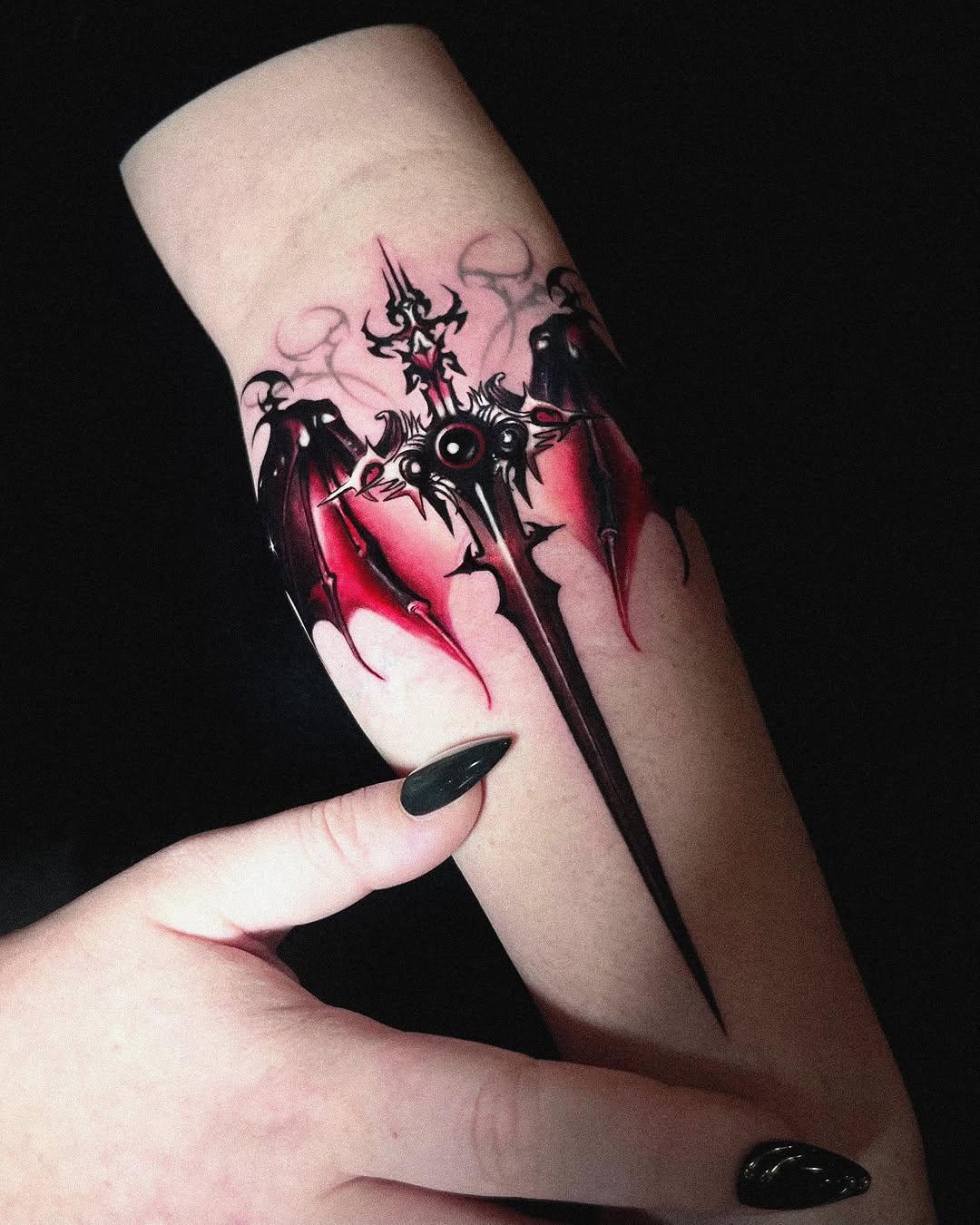 Tattoo by @yoda_ink — dark_realism, blackwork