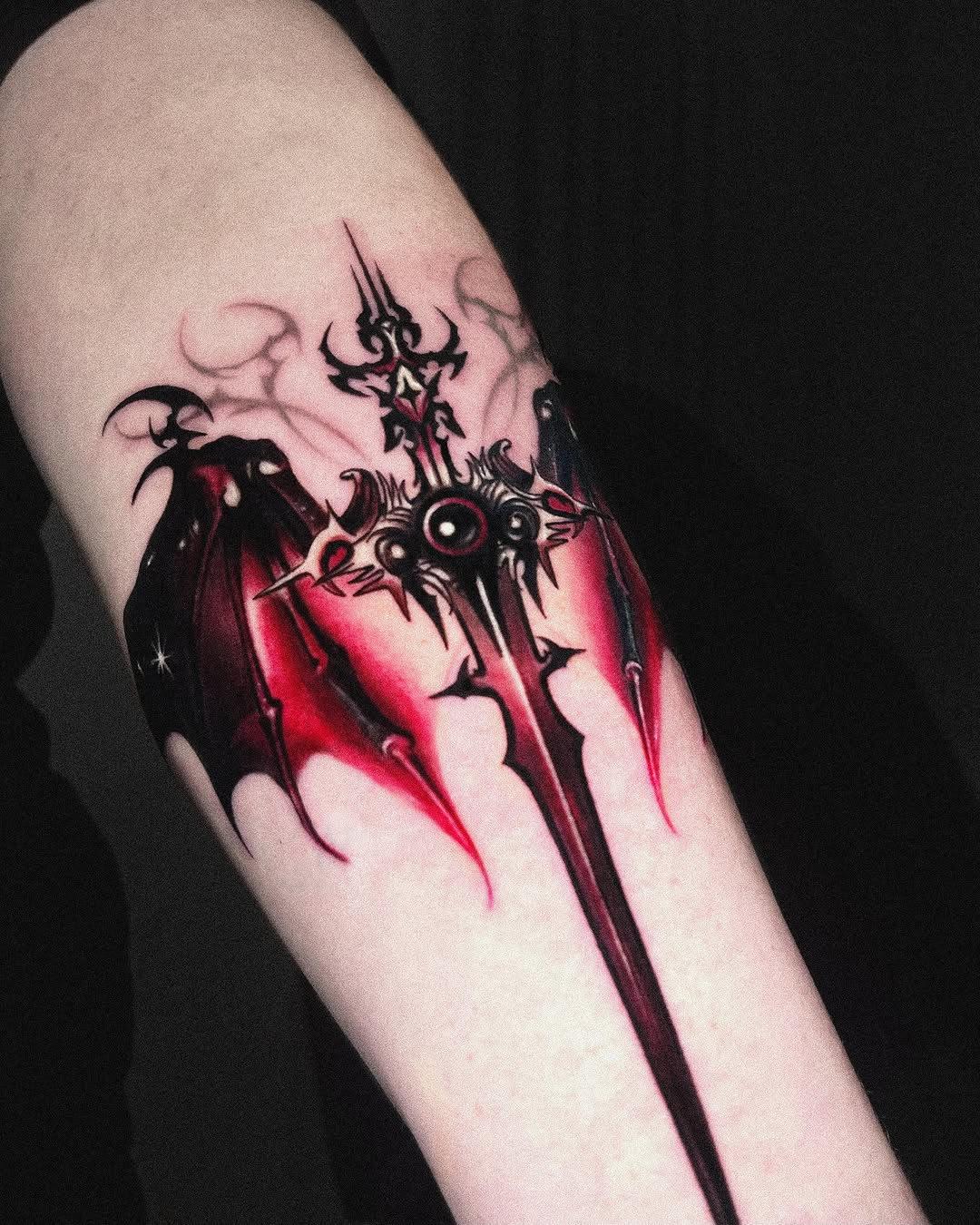 Tattoo by @yoda_ink — dark_realism, blackwork