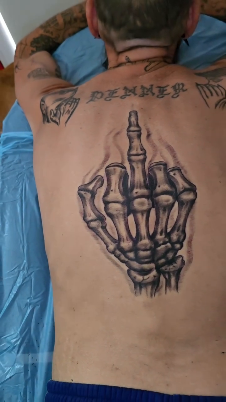 Tattoo by @jessejamestatoo — black_and_grey, realism