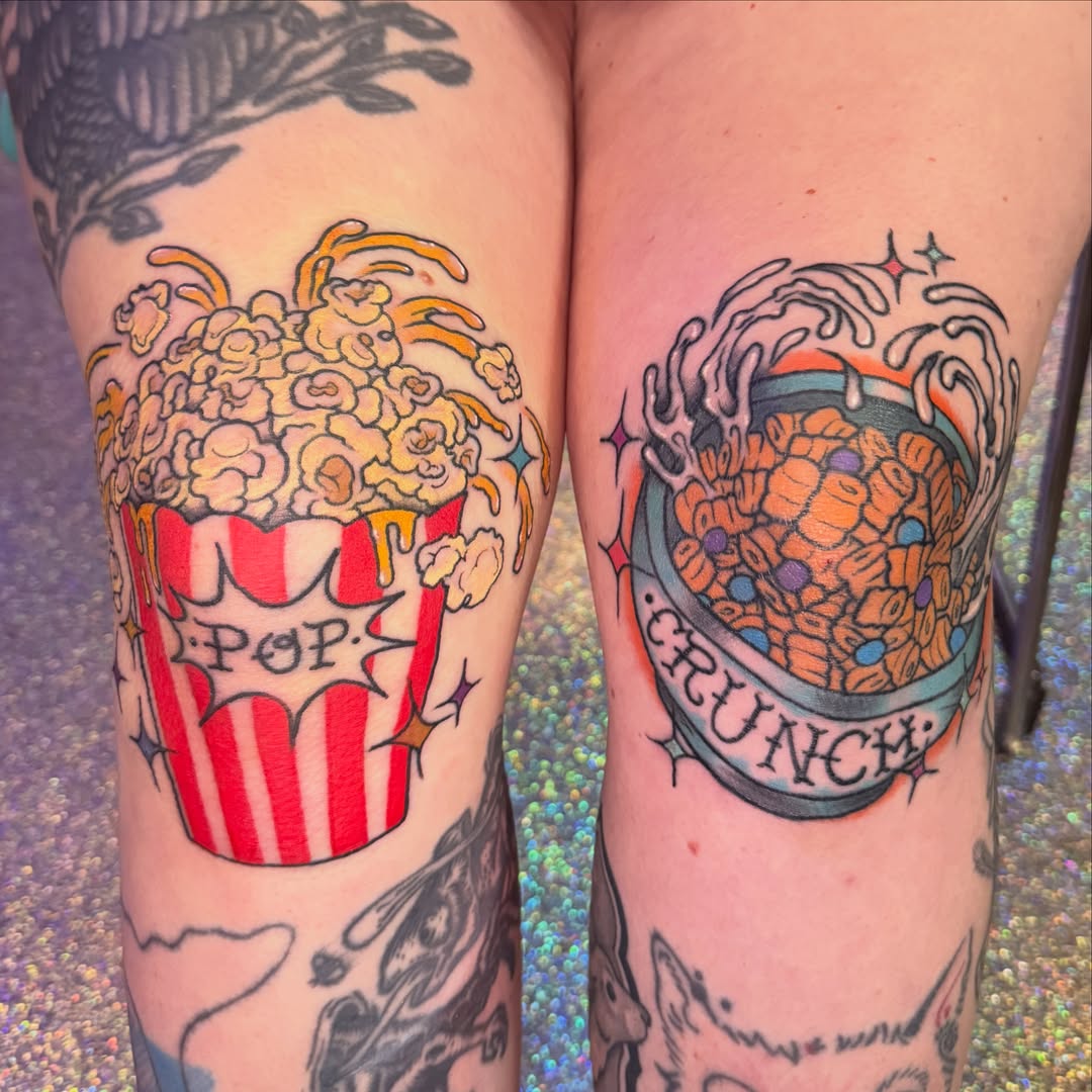 Tattoo by @tattoosbybrooks — american_traditional, dotwork