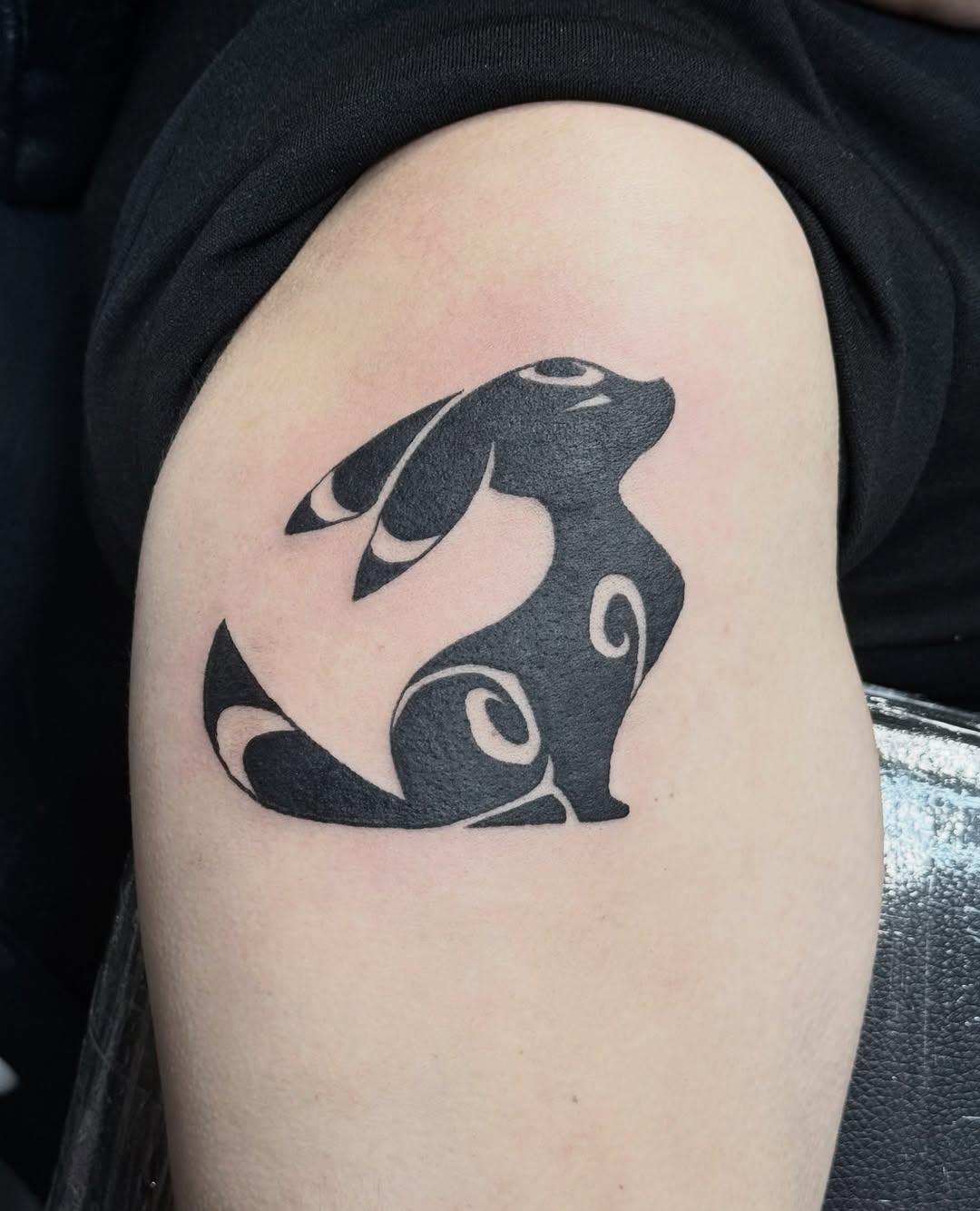 Tattoo by @hardcore.crybaby — blackwork