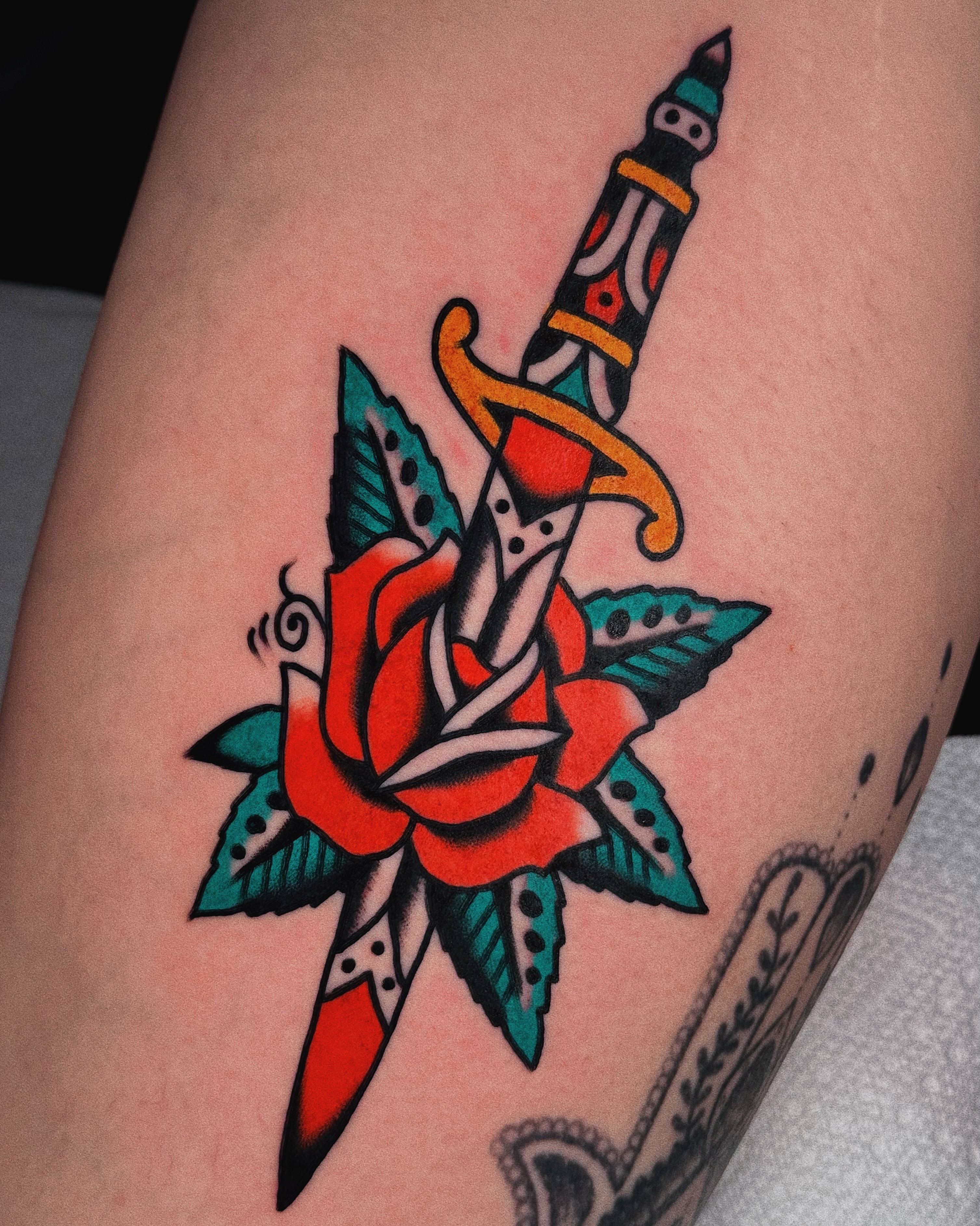 Tattoo by @seanmicheltattoo — american_traditional