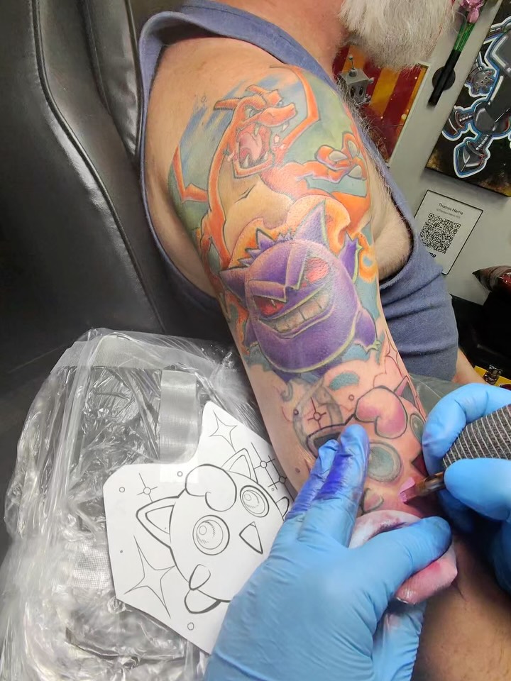 Tattoo by @thomasharrisart — dotwork