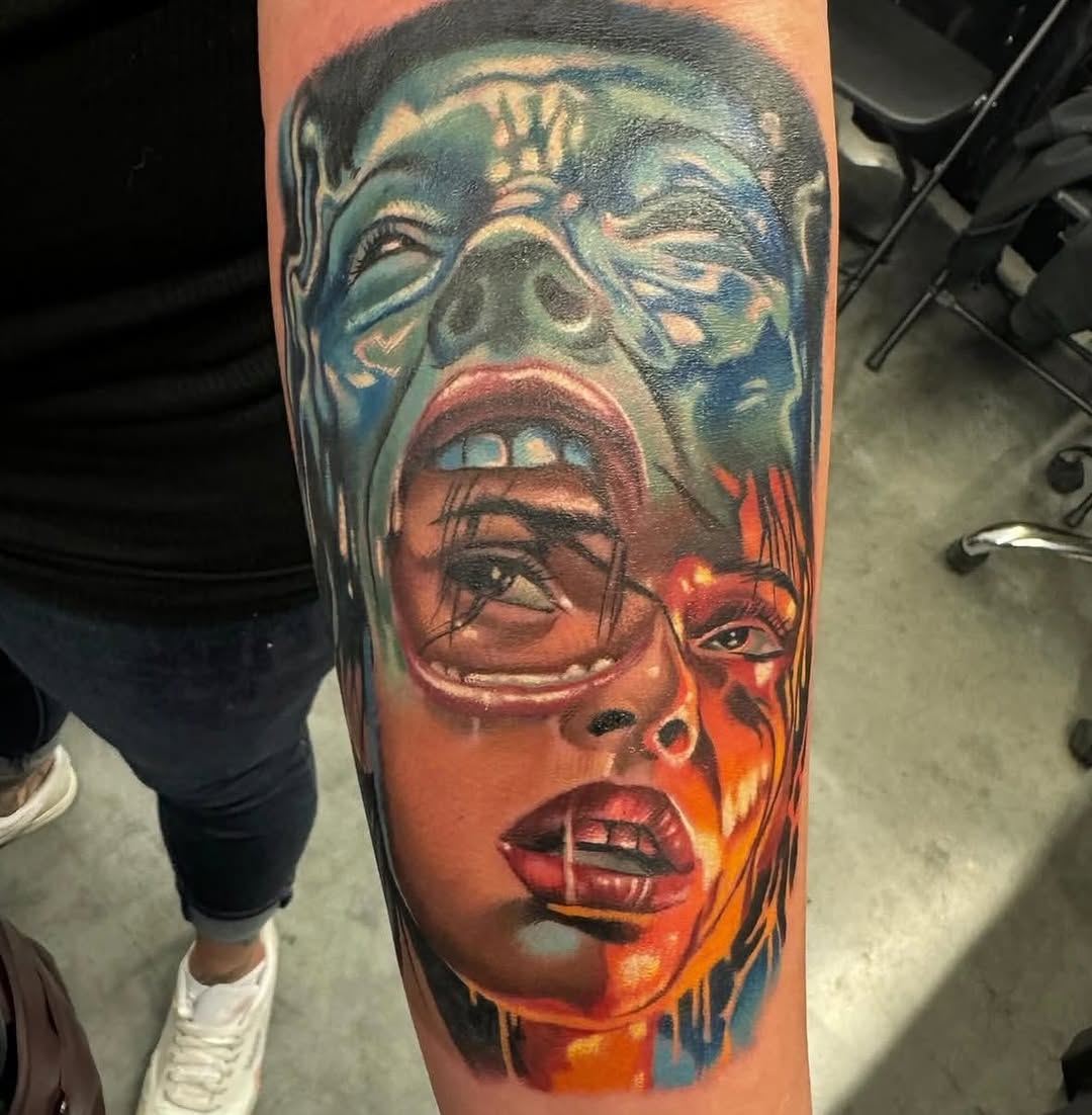 Tattoo by @artofpaulhicks — realism, dark_realism