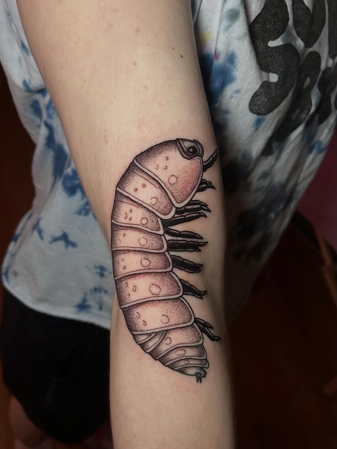 Tattoo by @wldspce — black_and_grey, dotwork