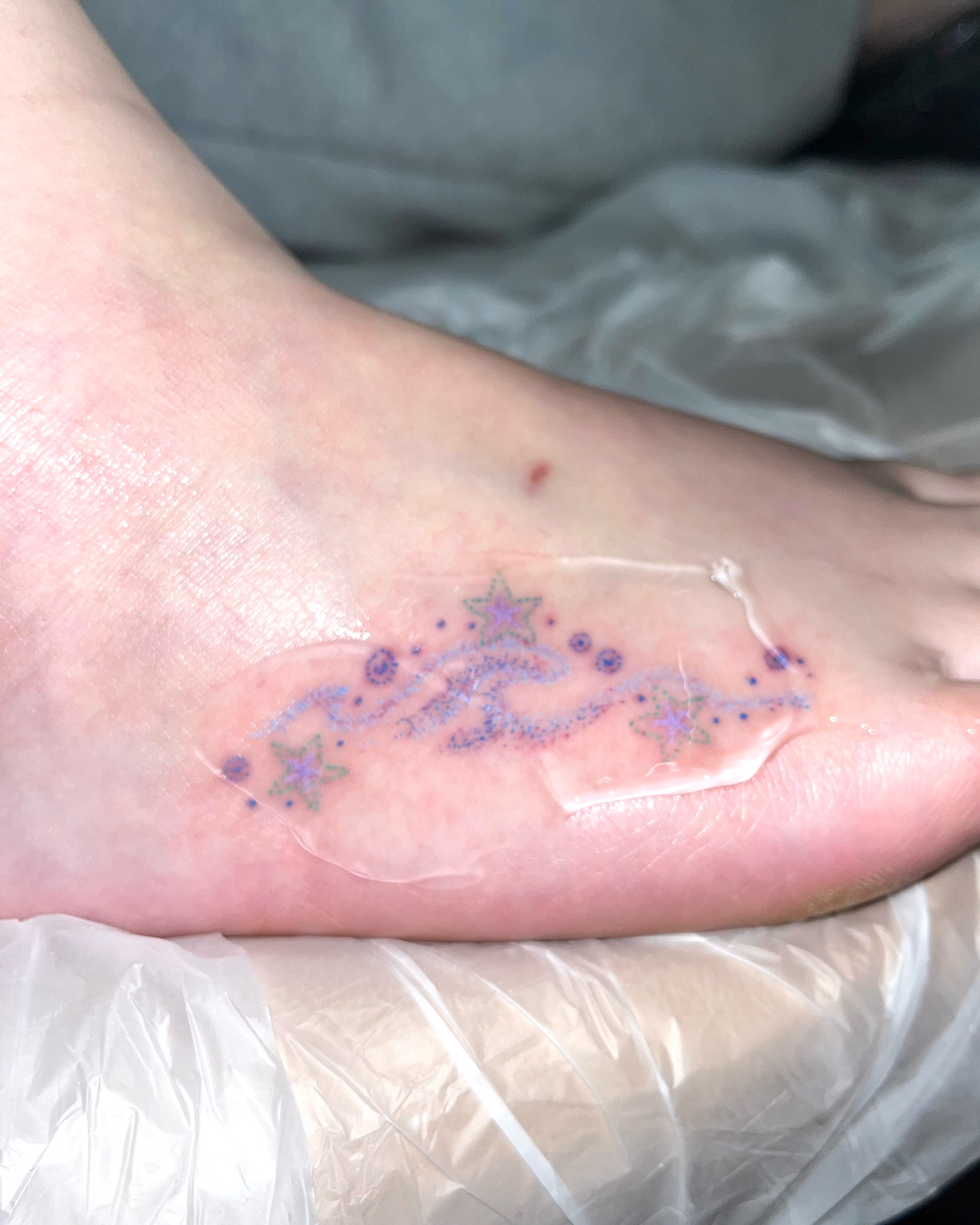 Tattoo by @bokchi_poke — dotwork