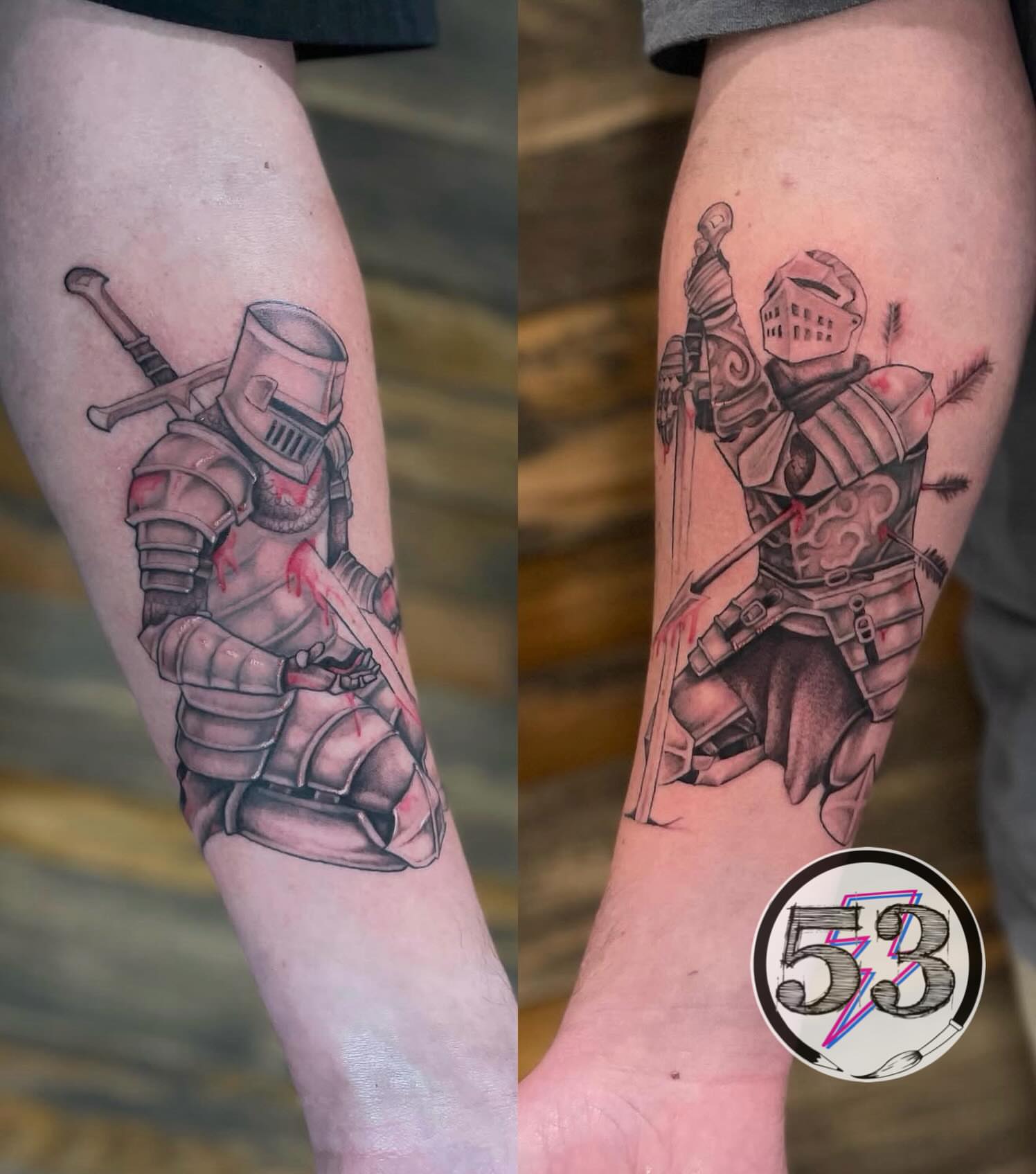 Tattoo by @shop53tattoostudio — realism, black_and_grey