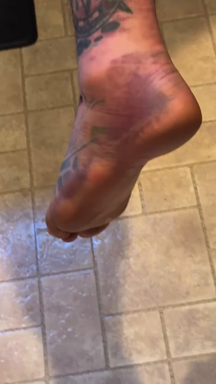 Ornamental foot tattoo tattoo by David goldstein