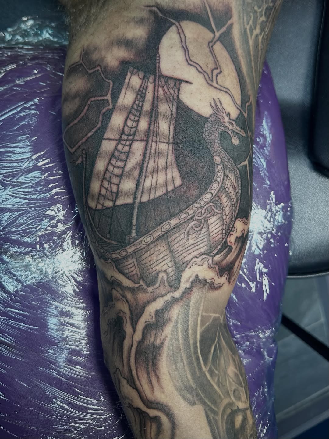 Tattoo by @mikailajean.designs — black_and_grey, realism