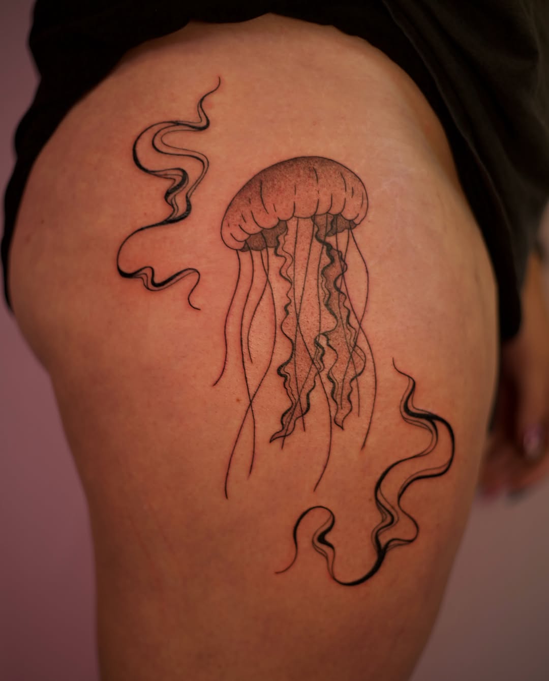 Tattoo by @gingerteatattoos — black_and_grey