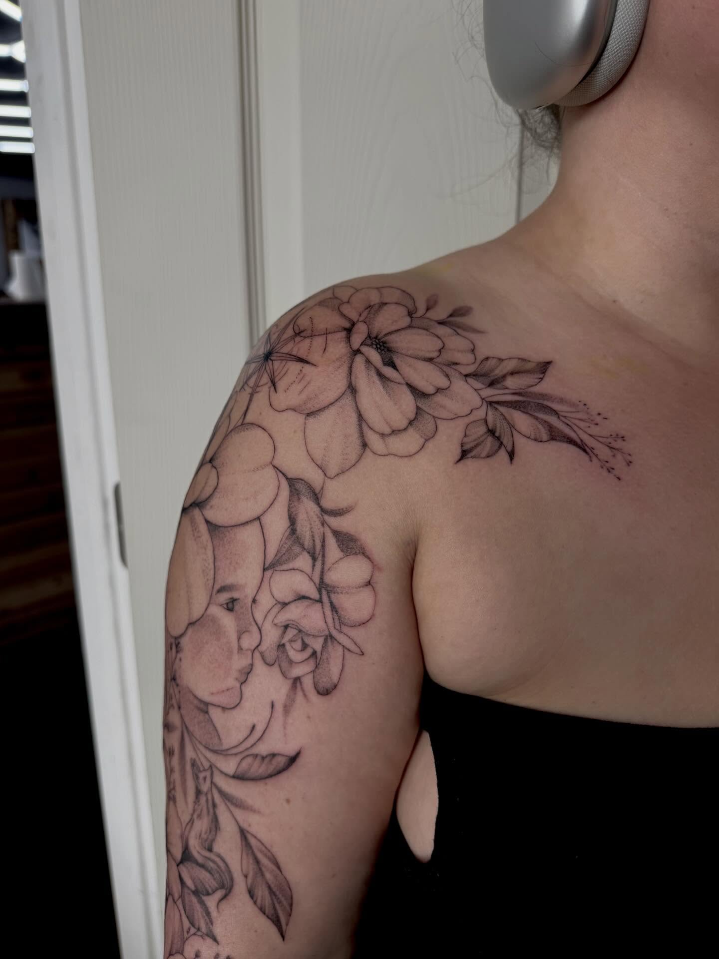 Tattoo by @whip_spurstattoo — black_and_grey, realism
