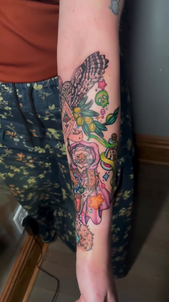 Tattoo by @inkbyhannah โ neo_traditional, realism