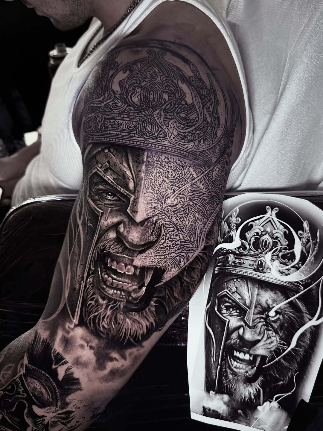 Tattoo work at Middle Tennessee Tattoo Expo 2026