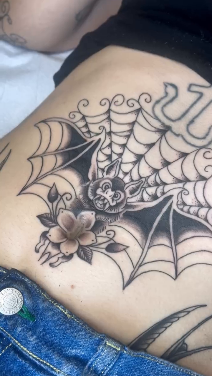 Tattoo by @chloerose.tattoos — blackwork