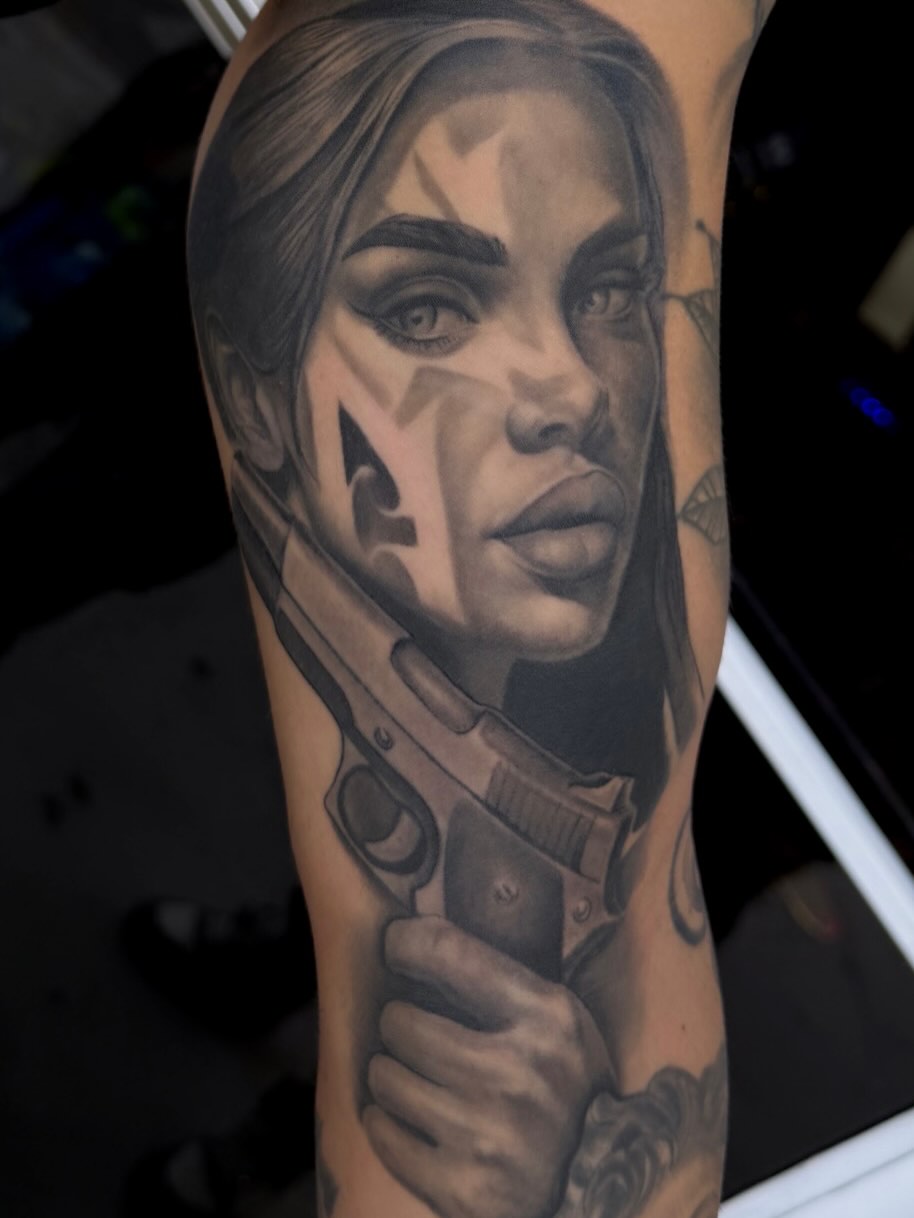 Tattoo by @kiefer_ink — black_and_grey, realism