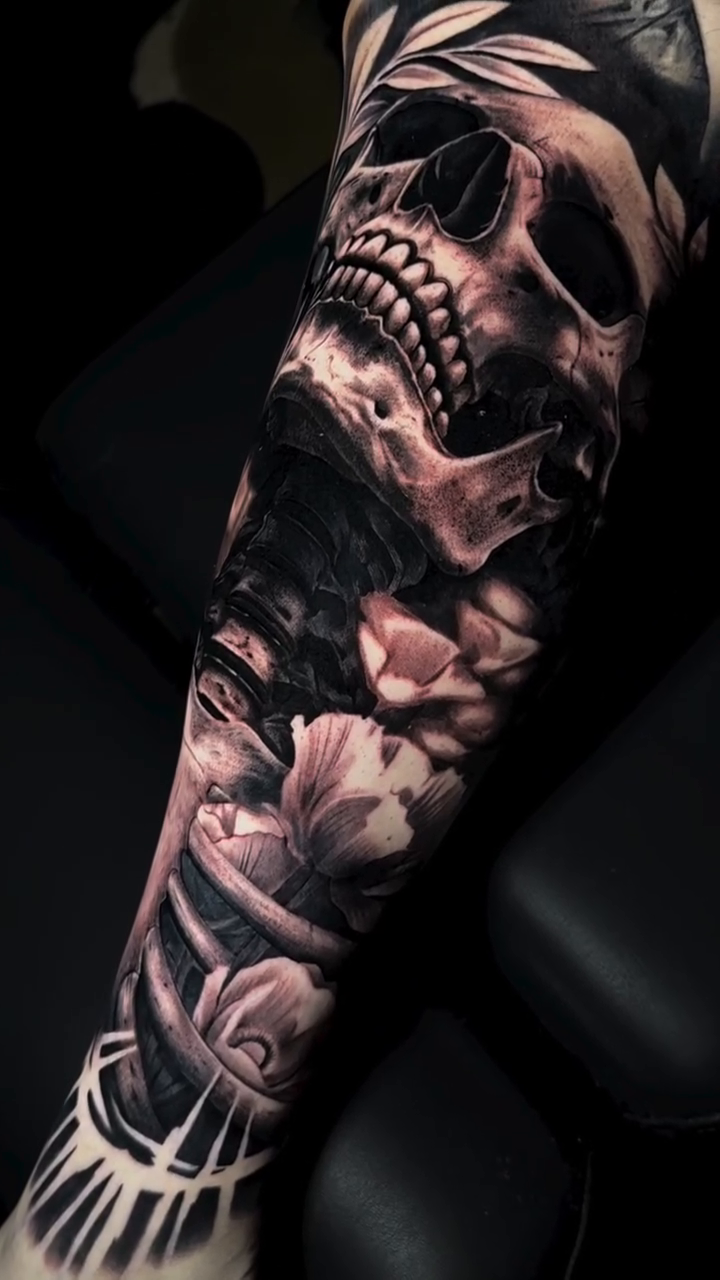 Tattoo by @michaelsosaink — realism, black_and_grey