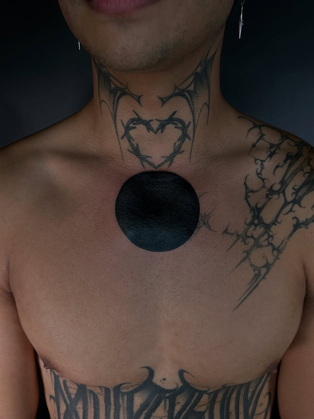 Tattoo by @kikicantdraw โ blackwork, ornamental
