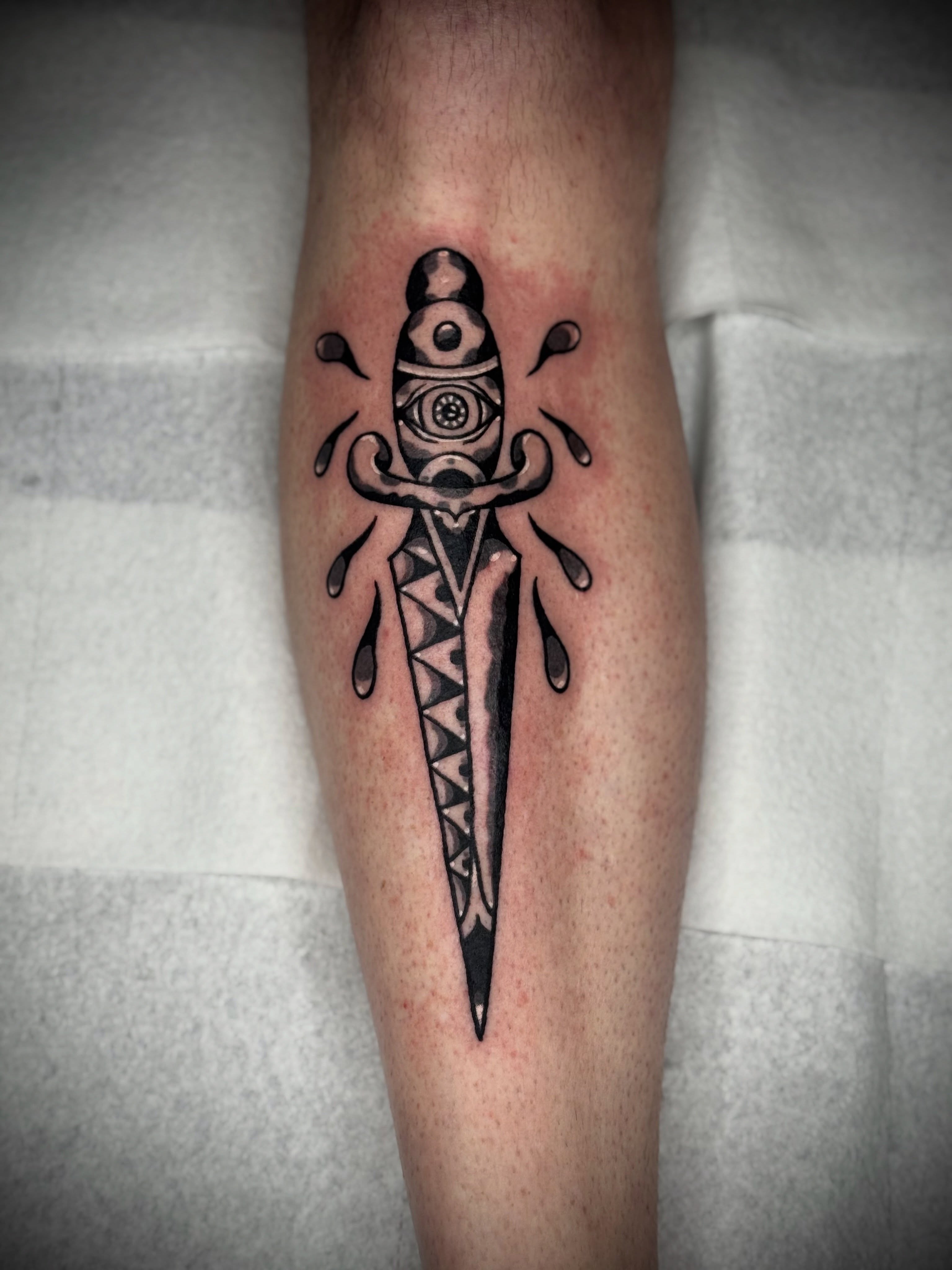 Tattoo by @justinmctattoos β black_and_grey