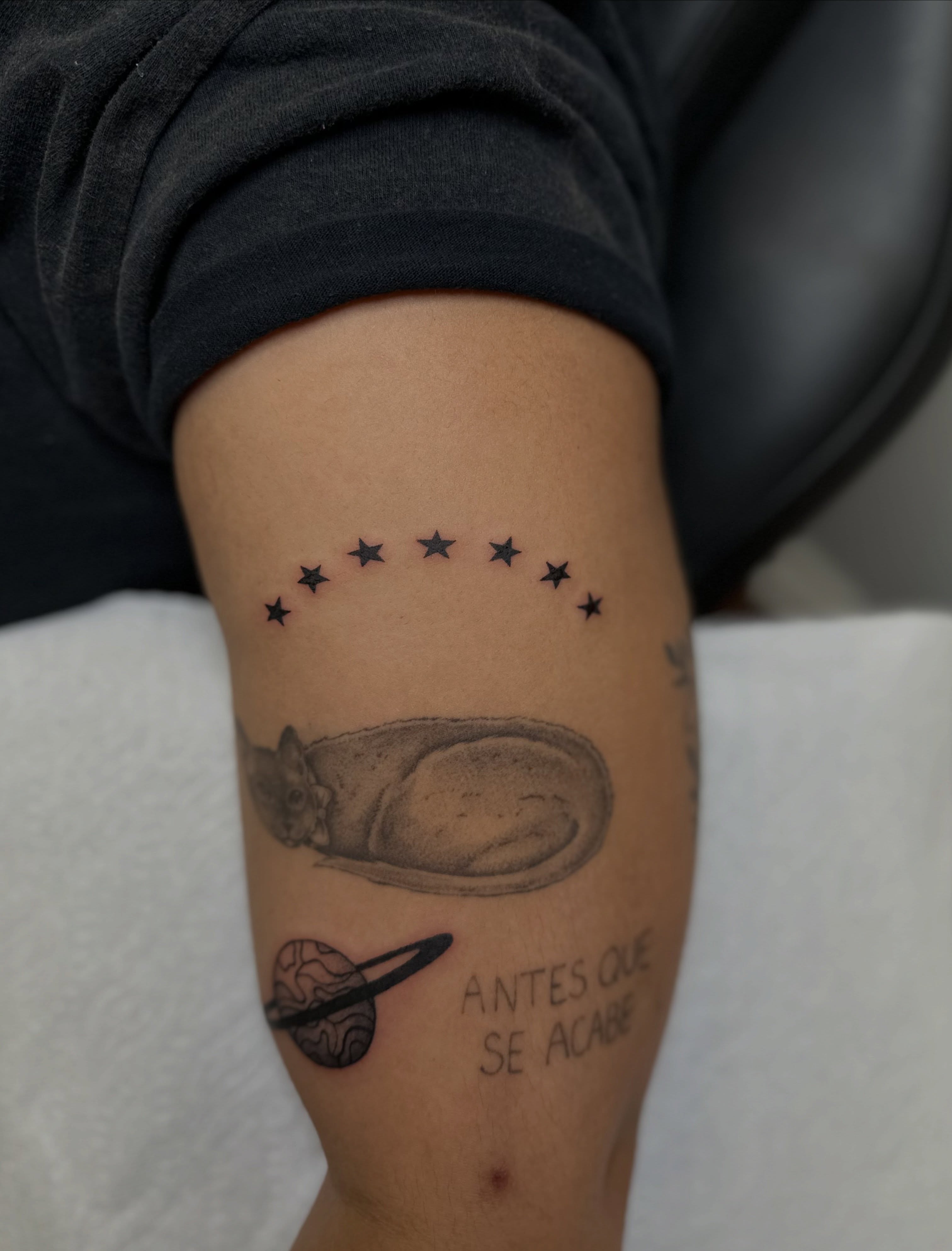 Tattoo by @ander.tattoos — dotwork, realism