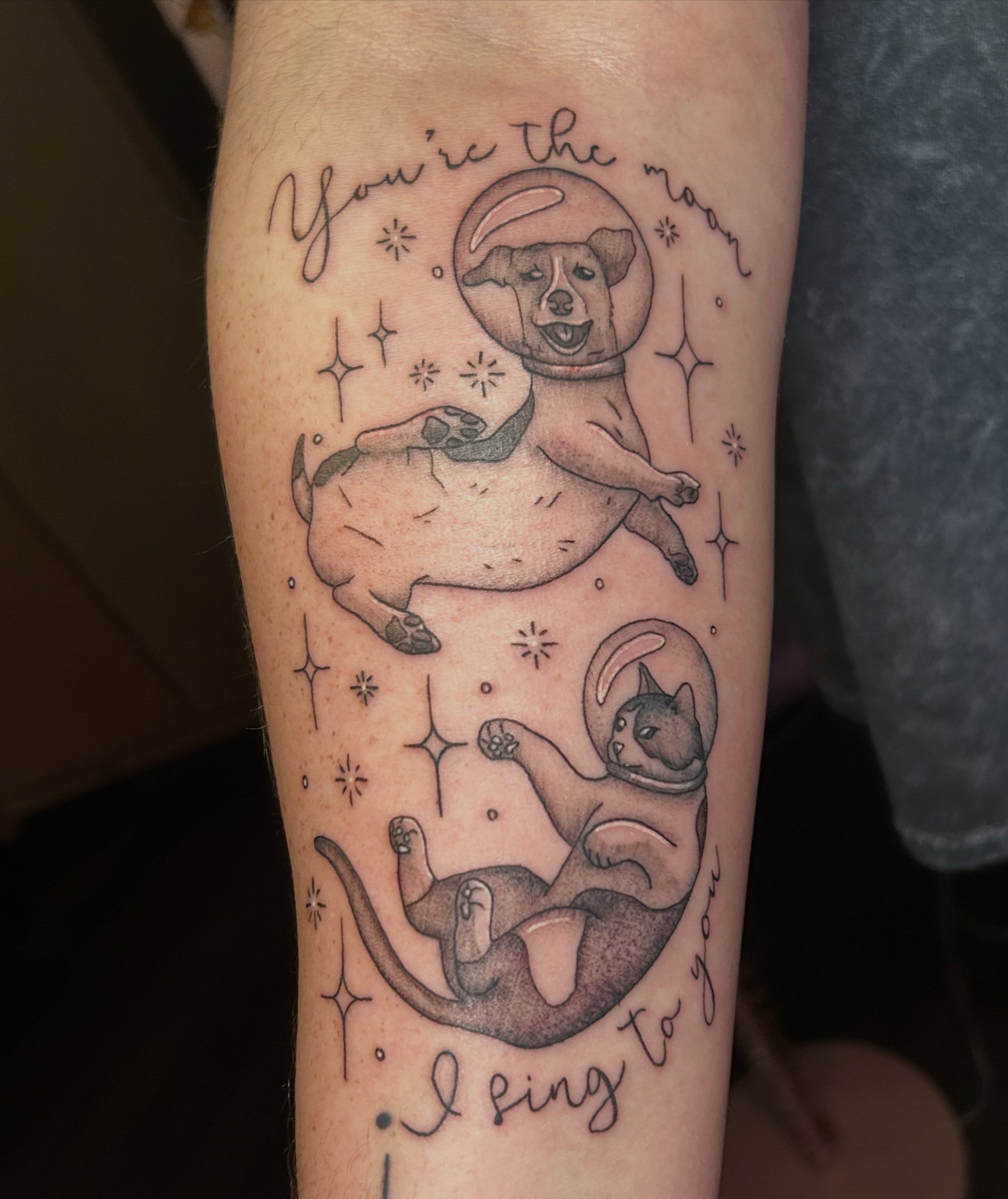 Tattoo by @alifaetattoos β dotwork, black_and_grey