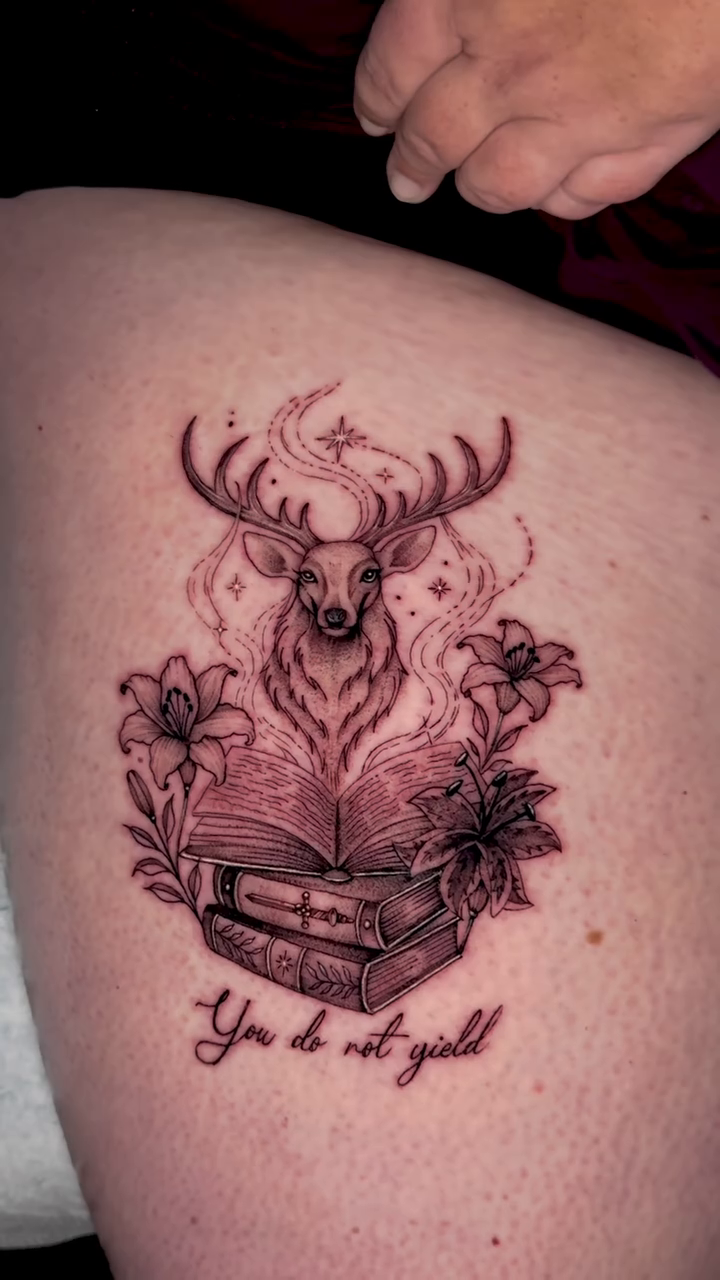 Tattoo by @chris_tatt2_dascenzo_ — fine_line, black_and_grey