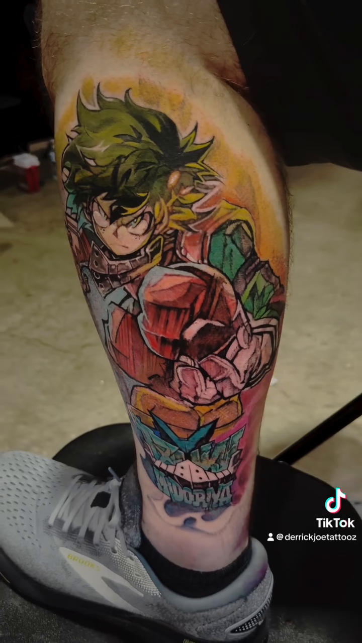 Tattoo by @derrickjoetattooz — anime