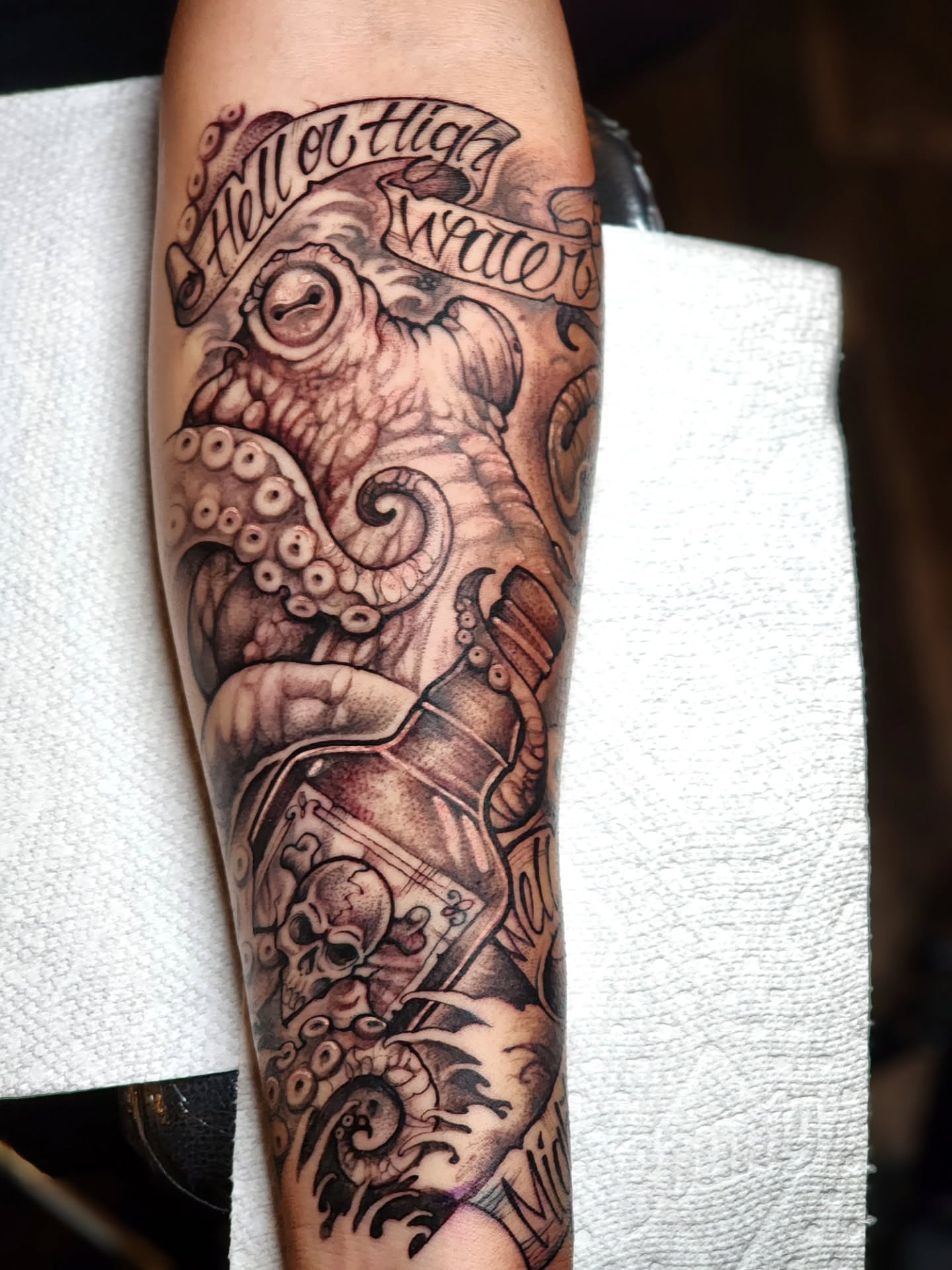 Tattoo by @401tattoo — black_and_grey, realism