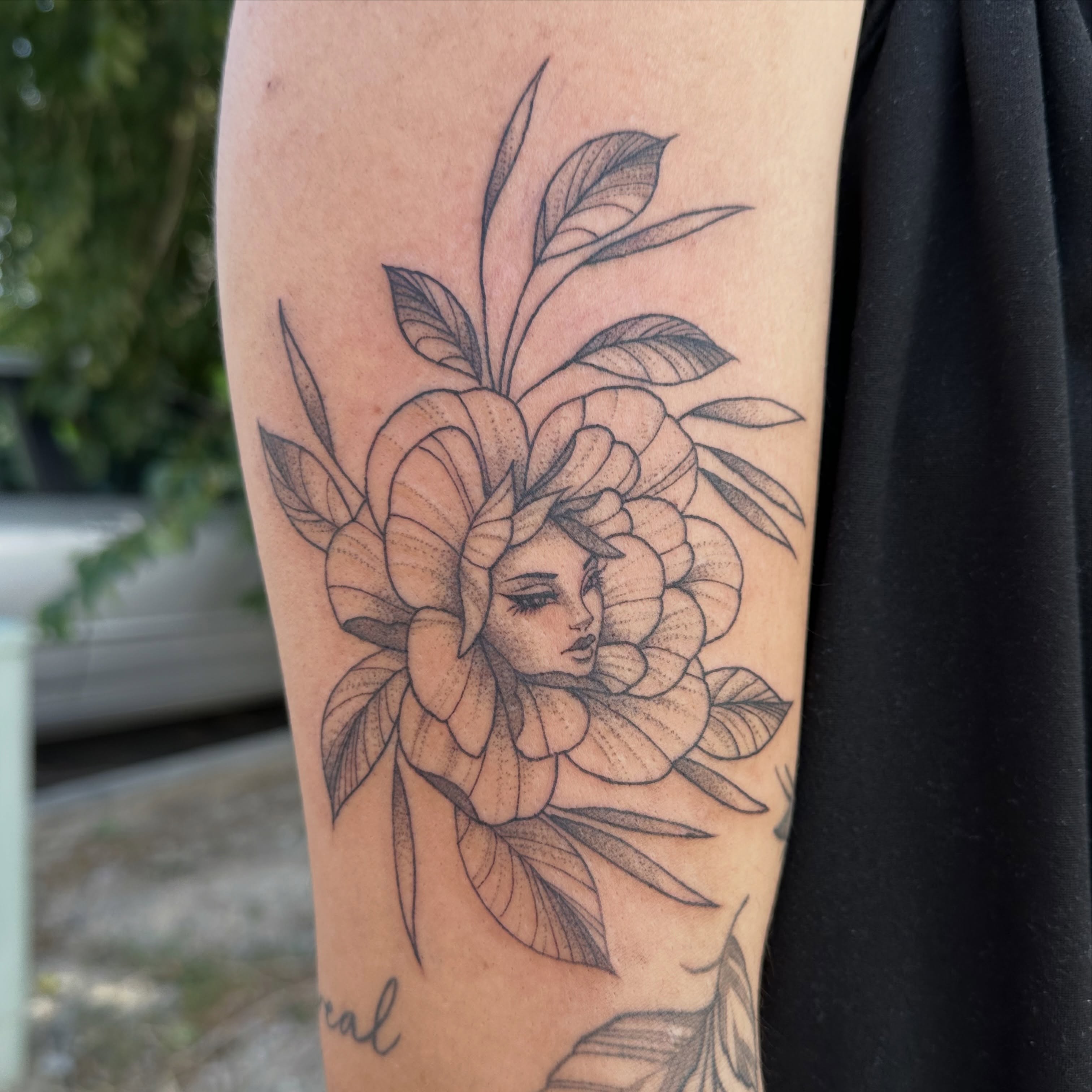 Tattoo by @tattooedbyles — black_and_grey, realism