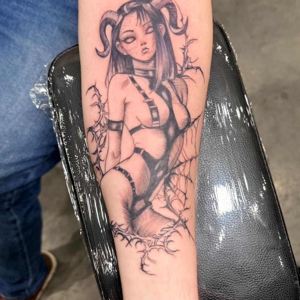 Tattoo by @torres_tattoos — black_and_grey, dark_realism
