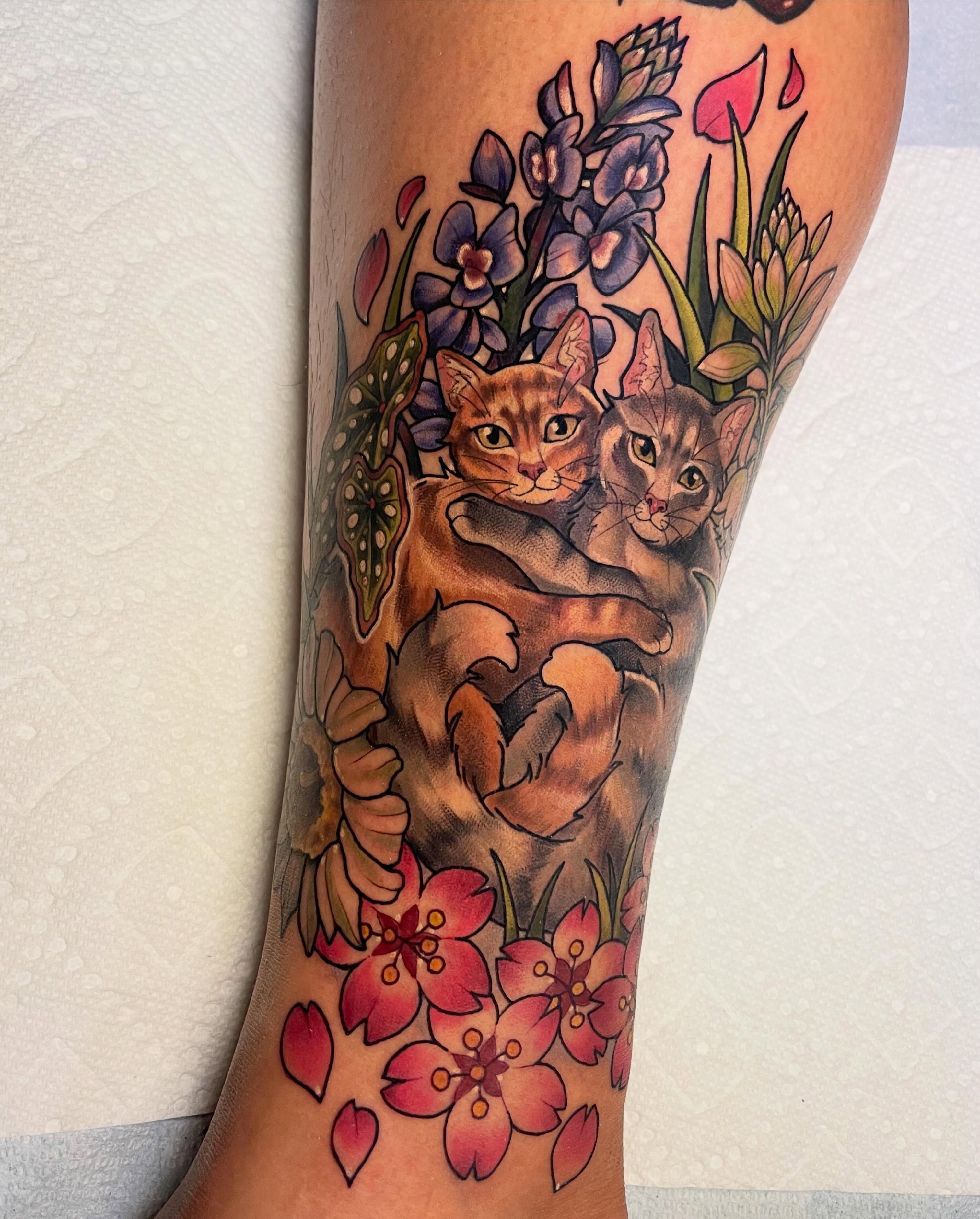 Tattoo by @nervatattoo — realism, dotwork