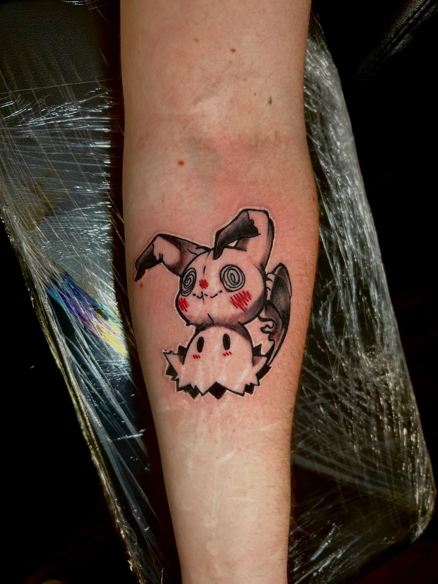 Tattoo by @gothictatts1994 — anime, new_school