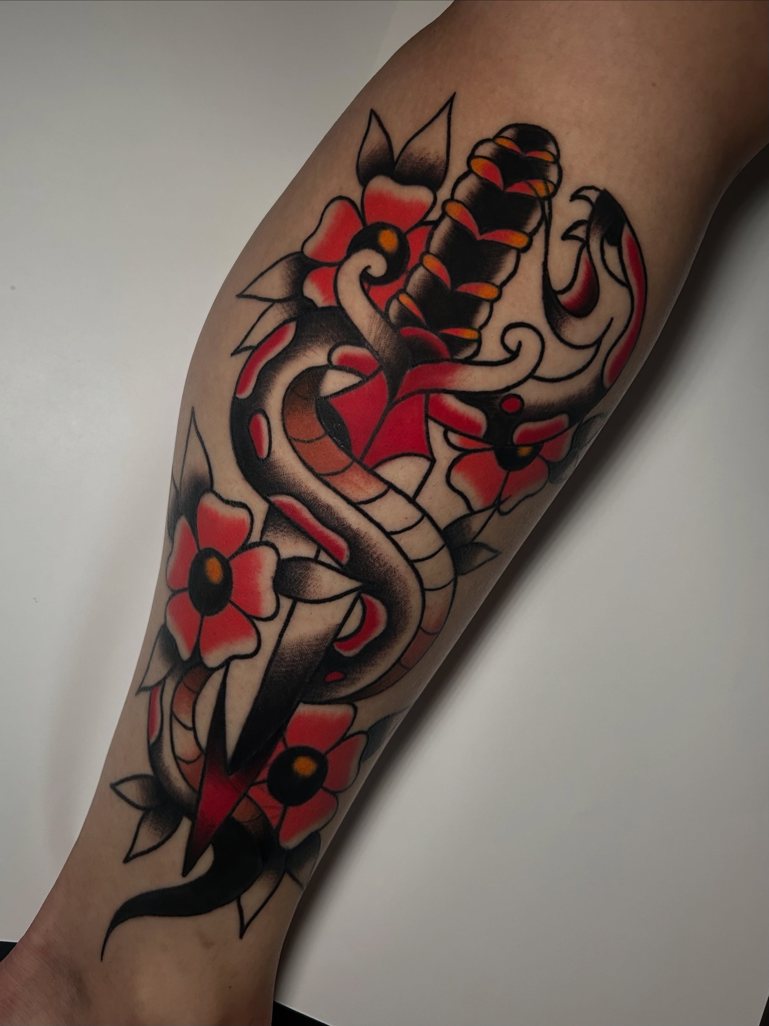 Tattoo by @tradcattats — american_traditional