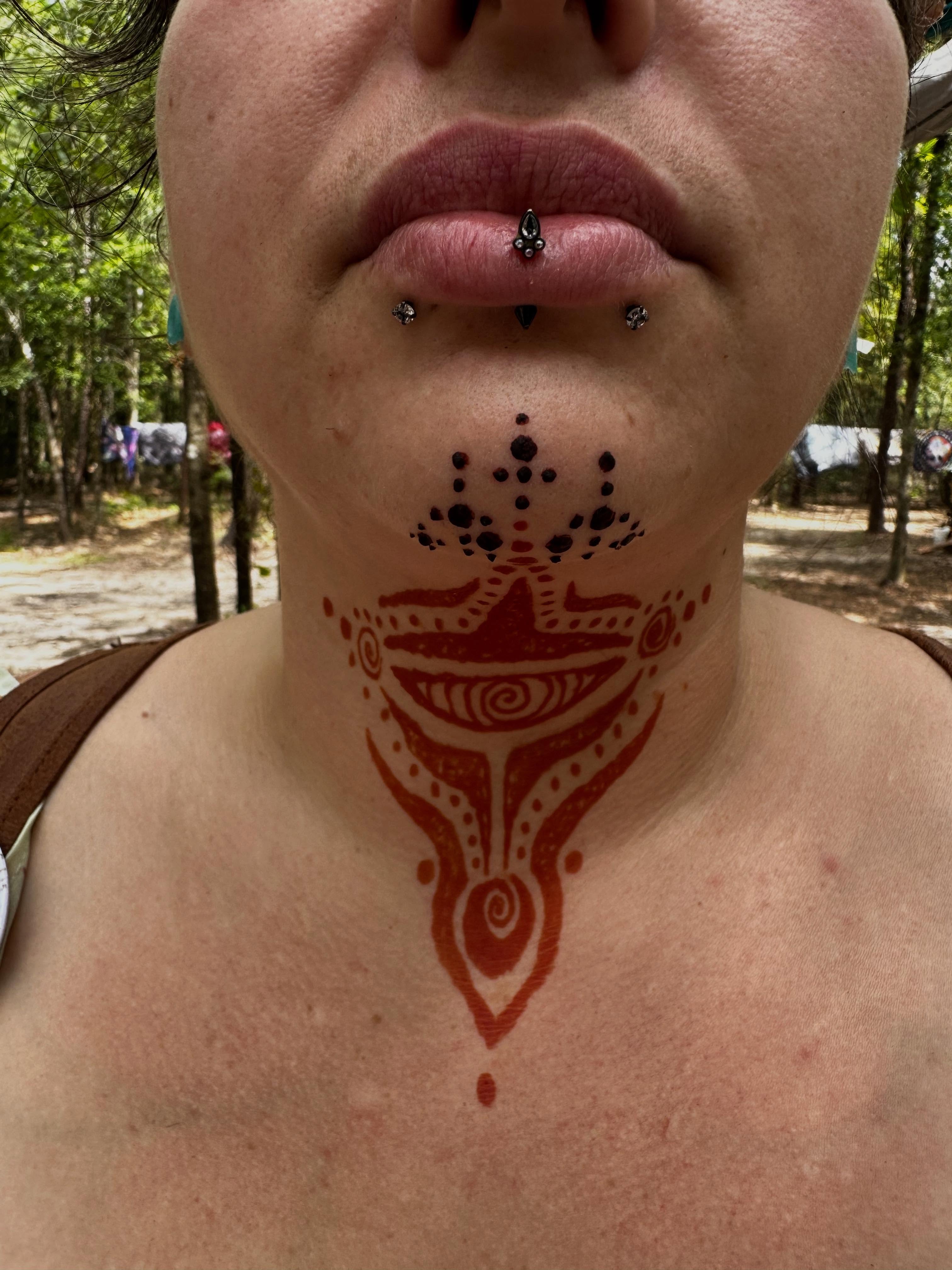 Tattoo by @ladyparaffin — dotwork, tribal