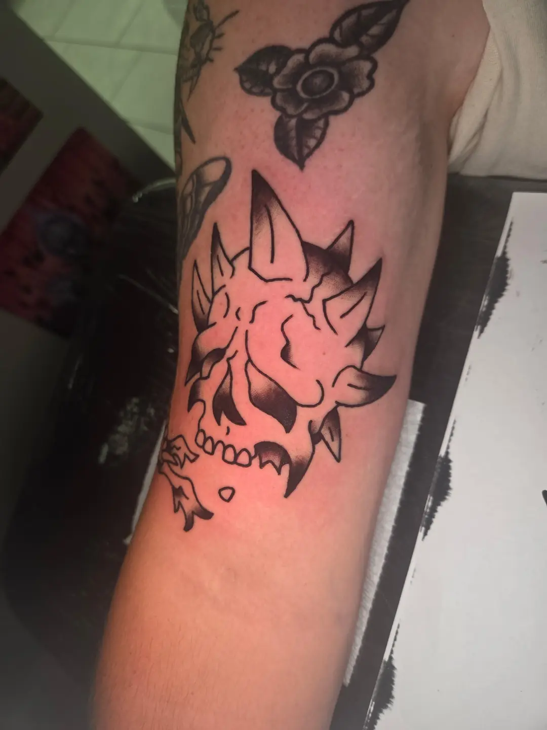 Tattoo by @johnnyloudertattoo — black_and_grey