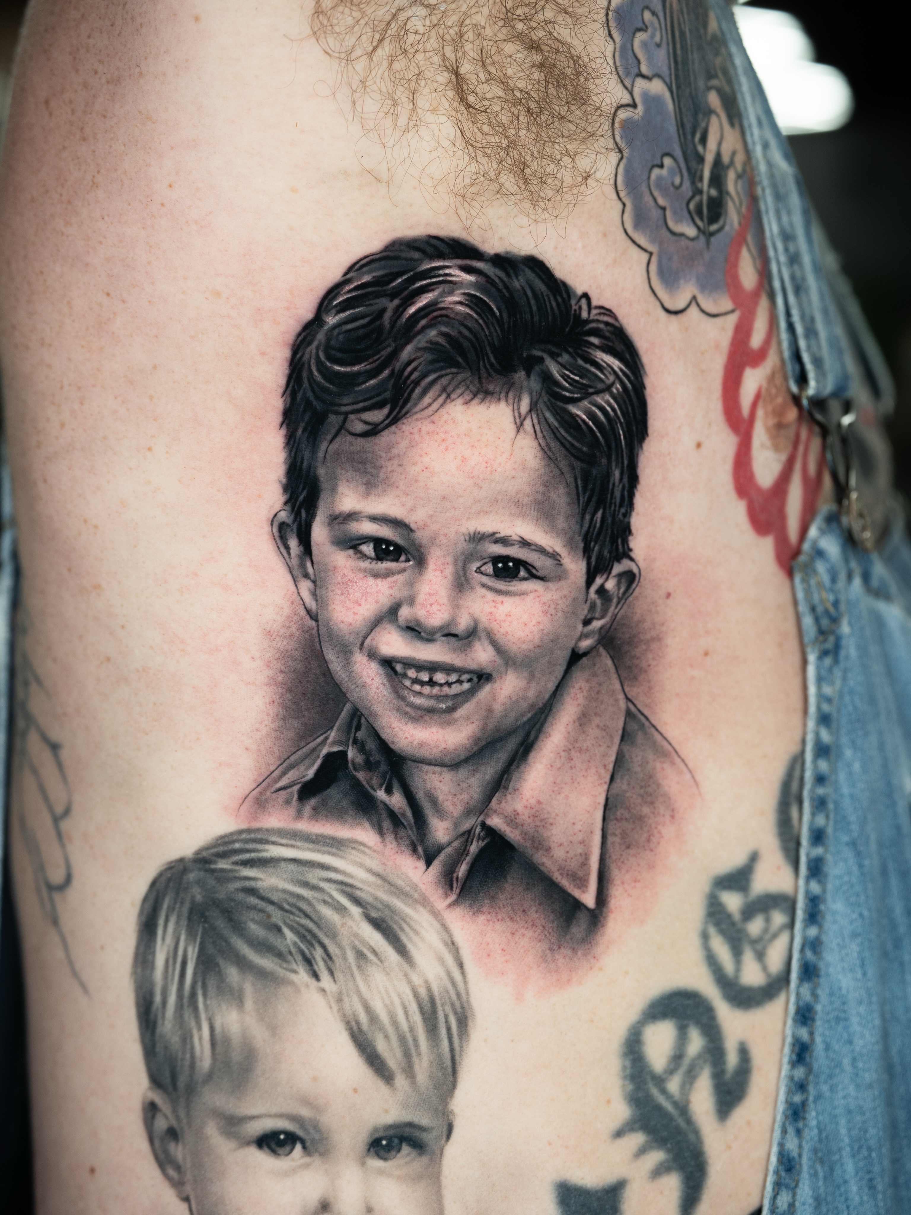 Tattoo by @zakperry_tattoos — realism, black_and_grey